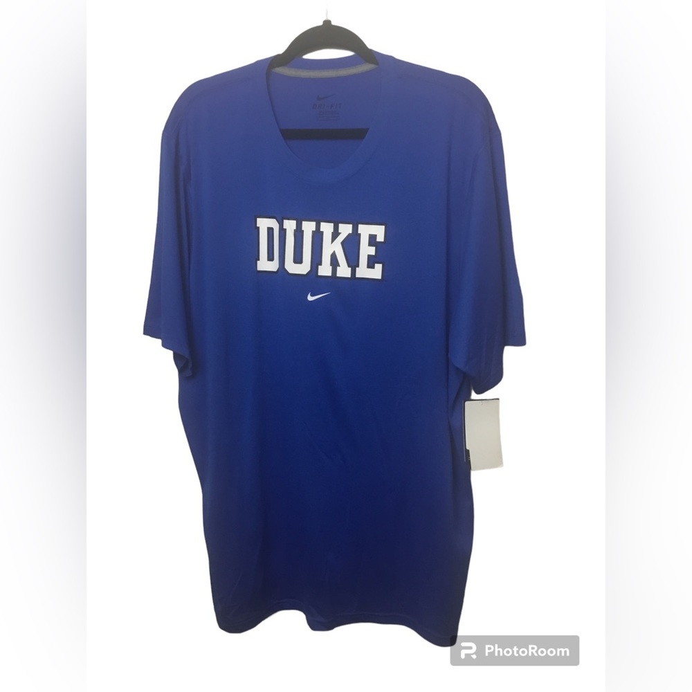 Duke University Nike blue short sleeve active tee. XL